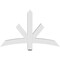 Ekena Millwork Alberta Architectural Grade PVC Gable Bracket, 48"W x 30"H x 4"D x 4"F, 15/12 Pitch GBP048X30X0404ALB00 - alternate 2